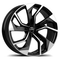 Alu disk GMP Rebel 8.5x19, 5x112, 66.5, ET45 Black Diamond