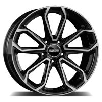 Alu disk GMP Furiosa 9x22, 5x130, 66.5, ET28 Black Diamond