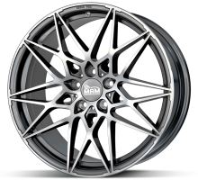 Alu disk MAM B2 PFP 8x18 5x112 ET30 titánový leštený