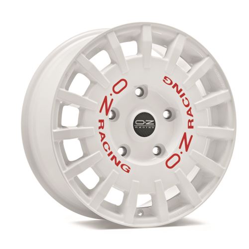 Alu disk OZ SPORT RALLY RACING VAN 7.5x18, 5x160, 65.1, ET48 RACE WHITE RED LETTERING