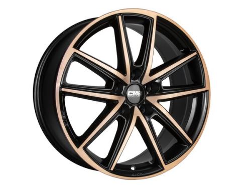 Alu disk CMS C30 8x18, 5x108, 65.1, ET48 Diamond Black Copper