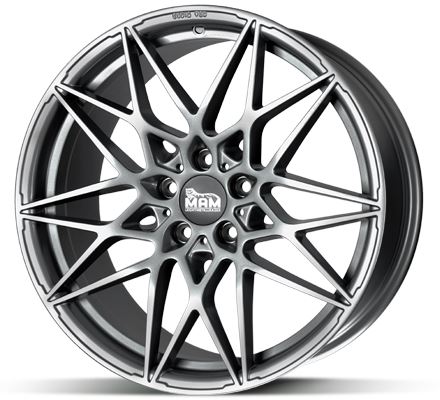 Alu disk MAM B2N PP 8,5x19 5x120 ET35 titánový