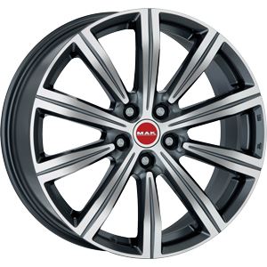Alu disk MAK BIRMINGHAM 8x19, 5x108, 63.4, ET45 GUN MET-MIRROR FACE