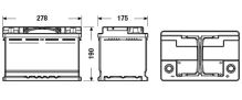 Autobatérie EXIDE Štart-Stop EFB 12V 70Ah 720A (1)