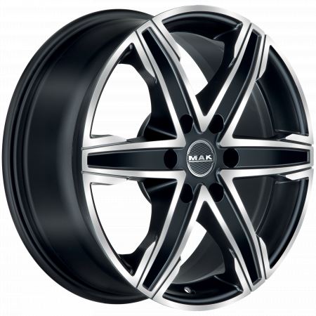 Alu disk MAK King6 8x18, 6x139.7, 93.1, ET50 ICE BLACK