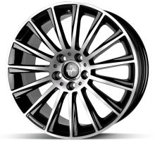 Alu disk Keskin KT18 BFP 8,5x19 5x112 ET30 čierny leštený