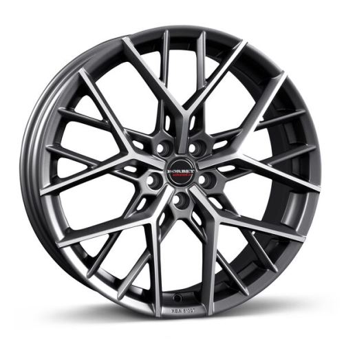Alu disk Borbet BY 11x23, 5x112, 66.5, ET43 titan polished matt