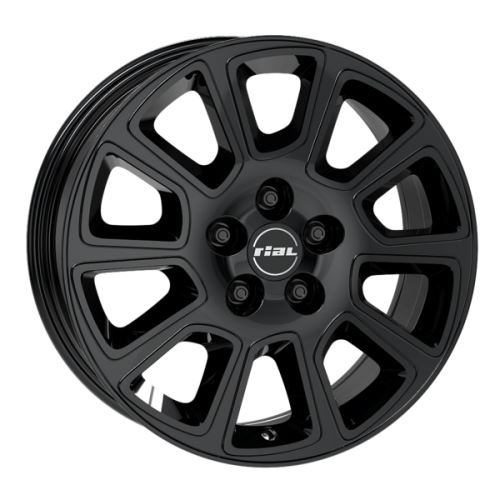Alu disk RIAL Transporte 6x15, 5x112, 66.6, ET30 diamant-schwarz