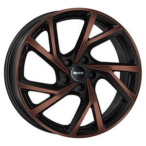 Alu disk MAK KASSEL 7.5x19, 5x112, 57.1, ET50 BLACK & BRONZE