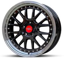 Alu disk TEC GT EVO Black 10x20 5x112 ET35 čierny lesklý leštený