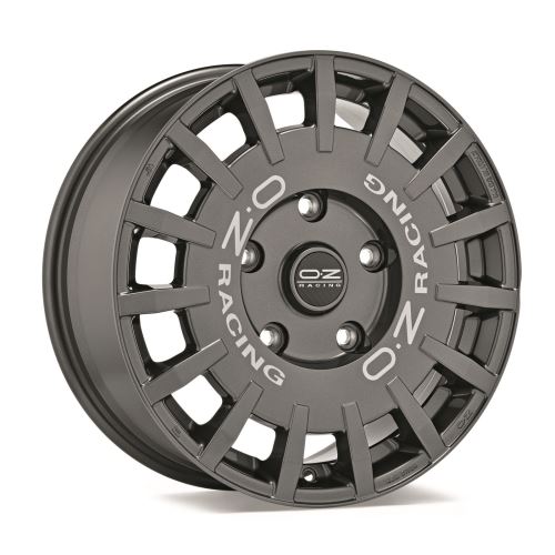 Alu disk OZ SPORT RALLY RACING 8.5x19, 5x114,3, 75, ET38 DARK GRAPHITE SILVER LETTERING