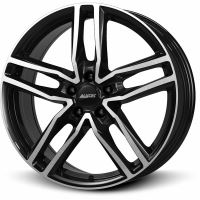 Alu disk ALUTEC Ikenu 7.5x17, 5x112, 66.5, ET45 diamant-schwarz frontpoliert