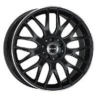 Alu disk MAK ARROW 9x19, 5x112, 66.6, ET20 GLOSS BLACK MIRROR RING