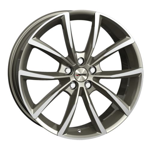 Alu disk AUTEC Astana 8x19, 5x114,3, 67.1, ET47 Titanium silver polished