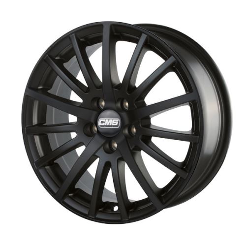Alu disk CMS C16 6.5x16, 5x105, 56.6, ET38 Complete Matt Black