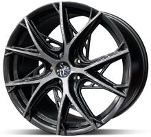 Alu disk Keskin KT24 BFP 8,5x19 5x108 ET40 čierny leštený
