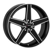Alu disk AUTEC Delano 7.5x17, 5x108, 70, ET45 Black matt polished
