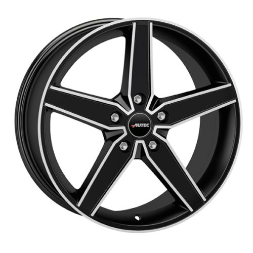 Alu disk AUTEC Delano 8.5x20, 5x112, 70, ET48 Black matt polished