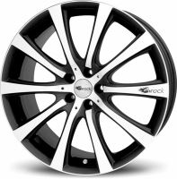 Alu disk Brock B21 7.5x17, 5x108, 72.6, ET45 Schwarz Matt Voll-Poliert (SMVP)
