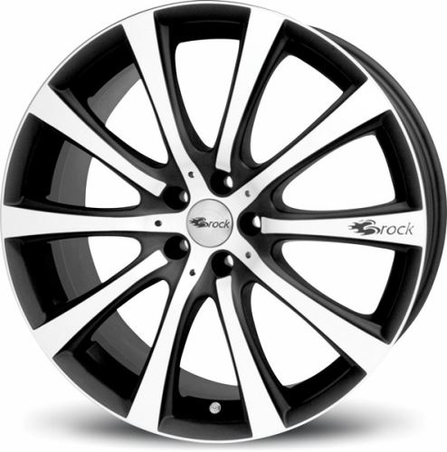 Alu disk Brock B21 7.5x17, 5x112, 66.6, ET47 Schwarz Matt Voll-Poliert (SMVP)