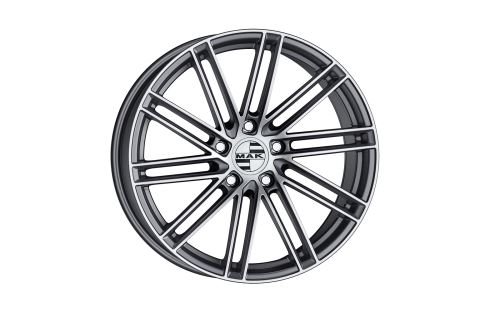 Alu disk MAK LEIPZIG 9x20, 5x112, 66.45, ET26 GUN MET-MIRROR FACE