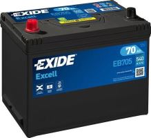 EXIDE Autobatérie EXCEL 12V 70Ah 540A, 272x173x222mm, ĽAVÁ EXIDE Autobatérie EXCEL 12V 70Ah 540A, 272x173x222mm, ĽAVÁ