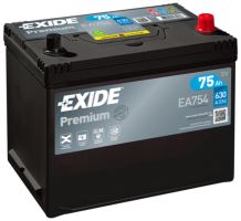 EXIDE Autobatérie PREMIUM 12V 75Ah 630A, 272x173x222mm EXIDE Autobatérie PREMIUM 12V 75Ah 630A, 272x173x222mm