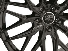 Alu disk MSW AVANTGARDE MSW 50 8x19, 5x112, 73, ET45 GLOSS BLACK (3)