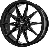 Alu disk Brock B42 8.5x20, 5x112, 66.6, ET45 Schwarz Glanz (SG)