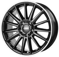 Alu disk CMS C23 8x19, 5x112, 66.5, ET20 Diamond Rim Black Gloss
