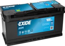 Autobatérie EXIDE Start-Stop AGM 12V 105Ah 950A Autobatérie EXIDE Start-Stop AGM 12V 105Ah 950A