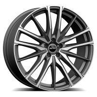 Alu disk GMP Sparta 9.5x21, 5x112, 66.5, ET36 Matt Anthracite Diamond