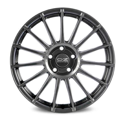 Alu disk OZ SPORT SUPERTURISMO LM 8.5x19, 5x114,3, 75, ET38 MATT GRAPHITE SILVER LETTERING