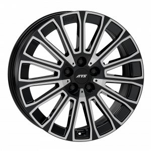 Alu disk ATS Obsession 7.5x19, 5x112, 57.1, ET50,1 diamond-black frontpolished